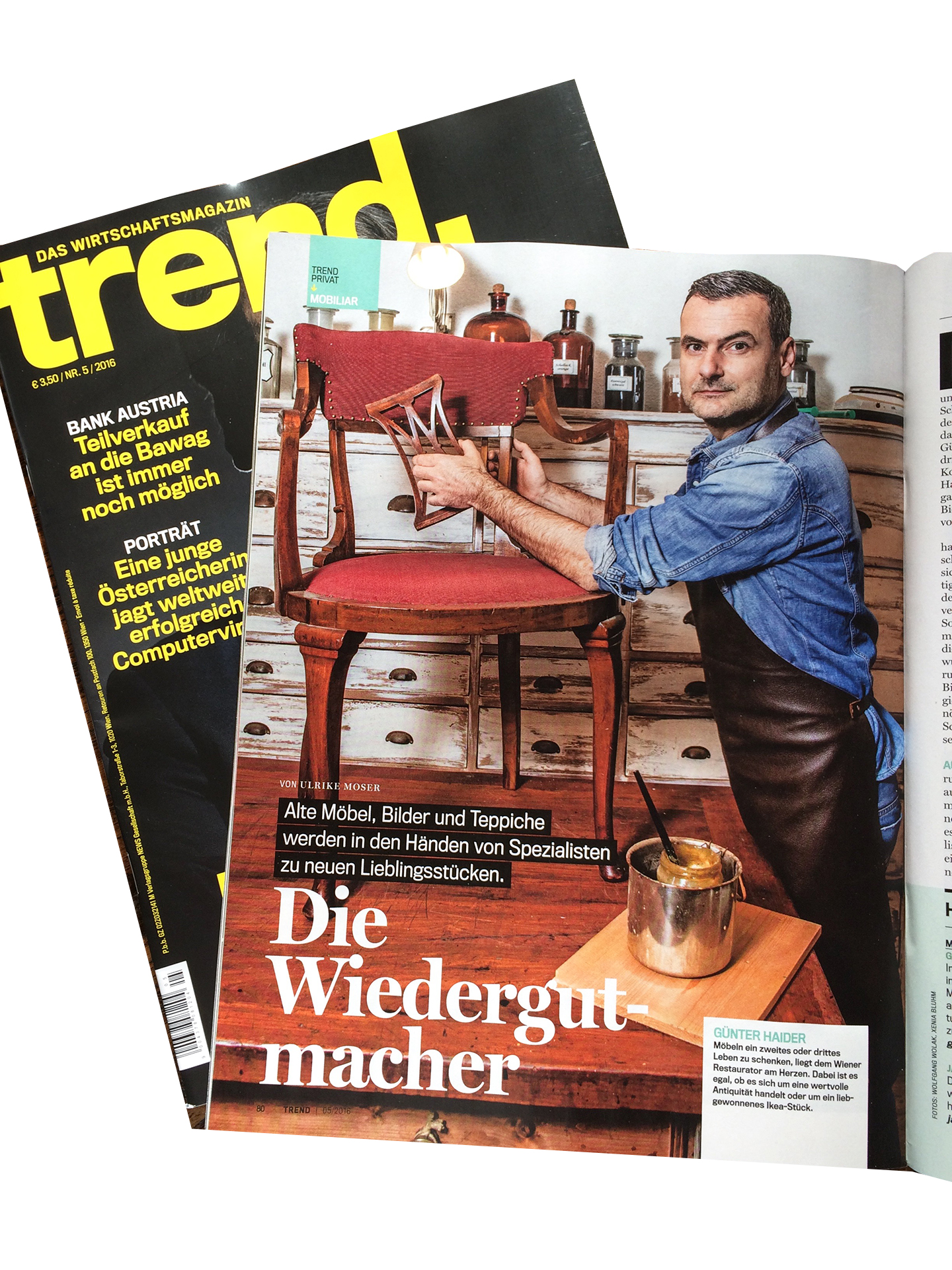 Antiquitäten Restaurator Wien Günter Haider Der Trend Magazin